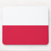 Polnische Flagge Mousepad (Vorne)