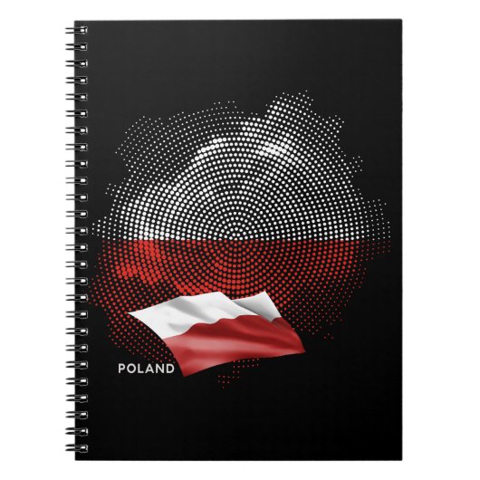 Polnische Flagge Notizblock (Vorderseite)