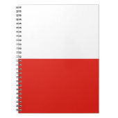 Polnische Flagge Notizblock (Vorderseite)