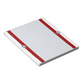 Polnische Flagge Notizblock (angewinkelt)