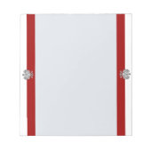 Polnische Flagge Notizblock (Vorderseite)
