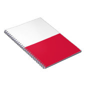 Polnische Flagge Notizblock (Rechte Seite)