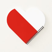 Polnische Flagge Notizblock (Rückseite)