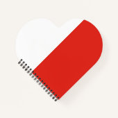 Polnische Flagge Notizblock (Vorderseite)