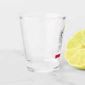 Polnische Flagge, Party Polen Patrioten /sport Pol Schnapsglas (Links)