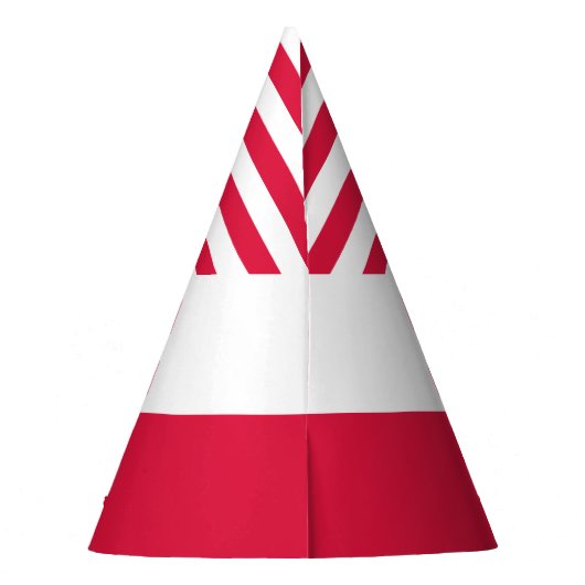 Polnische Flagge Partyhütchen (Rückseite)