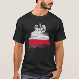 Polnische Flagge patriotische Polska Souvenir Lieb T-Shirt