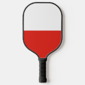 Polnische Flagge Pickleball Schläger (Vorderseite)