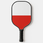 Polnische Flagge Pickleball Schläger (Rückseite)
