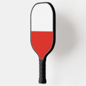 Polnische Flagge Pickleball Schläger (Links)
