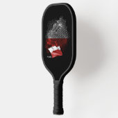 Polnische Flagge Pickleball Schläger (Links)