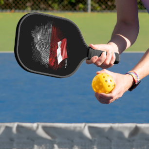 Polnische Flagge Pickleball Schläger