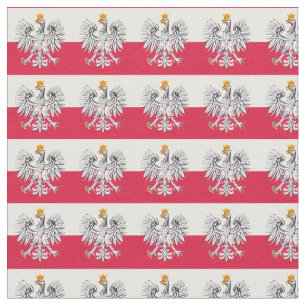 Polnische Flagge & Polen Adler, Trendy Fabric /mod Stoff
