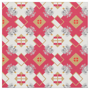 Polnische Flagge & Polen Adler, Trendy Fabric Mode Stoff