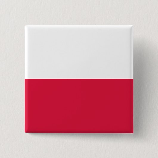 Polnische Flagge (Polen) Button (Vorderseite)