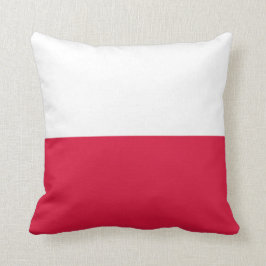 Polnische Flagge (Polen) Kissen