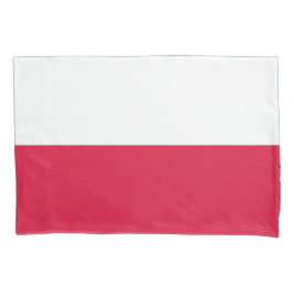 Polnische Flagge (Polen) Kissenfall Kissenbezug
