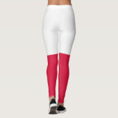 Polnische Flagge (Polen) Leggings (Rückseite)