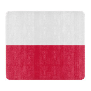 Polnische Flagge (Polen) Schneidebrett