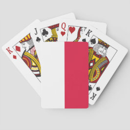 Polnische Flagge (Polen) Spielkarten