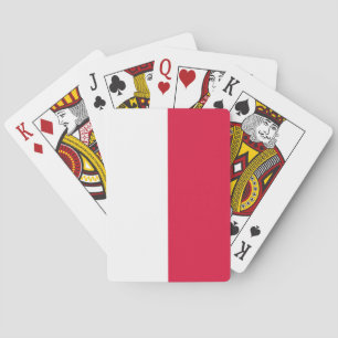Polnische Flagge (Polen) Spielkarten