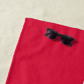 Polnische Flagge (Polen) Strandtuch (Beispiel)