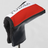 Polnische Flagge Polens Decksock Golf Headcover (3/4 Vorderseite)