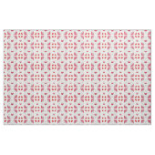 Polnische Flagge & Polnischer Herzerstmodestoff Stoff (Fat Quarter (45,7 x 55,9 cm))