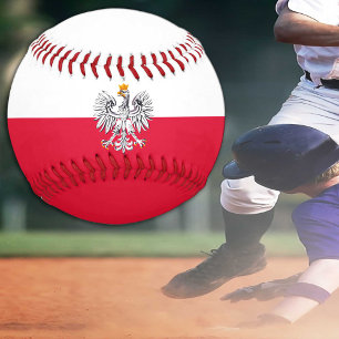 Polnische Flagge / Polska Baseball Balls