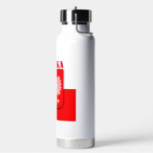 Polnische Flagge Polska Patriotic Football Soccer Trinkflasche (Links)