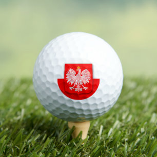 Polnische Flagge Polska Polnischer Golfer Reisen E Golfball