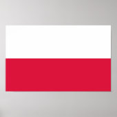 Polnische Flagge Poster (Vorne)