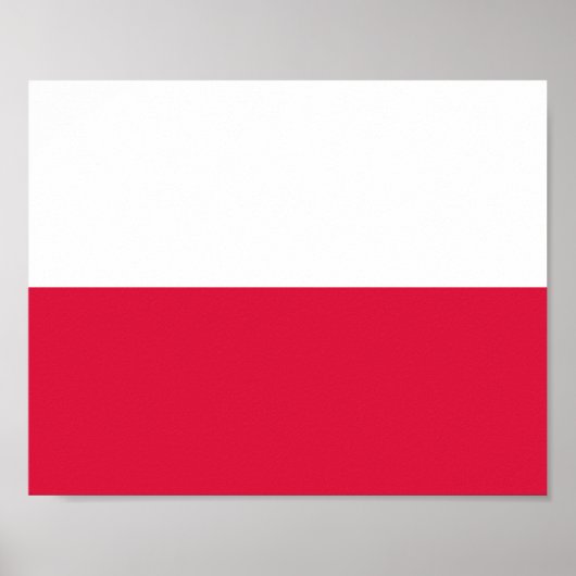 Polnische Flagge Poster (Vorne)
