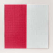 Polnische Flagge Puzzle (Horizontal)