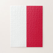Polnische Flagge Puzzle (Vertikal)