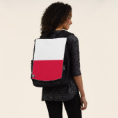Polnische Flagge Rucksack (Ausgewaschen)