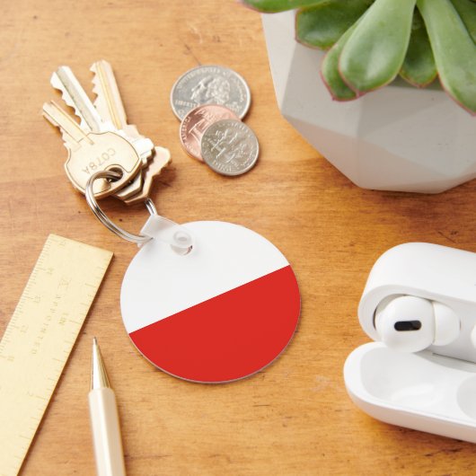 Polnische Flagge Schlüsselanhänger (Schreibtisch)