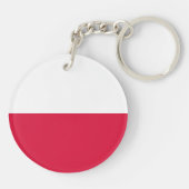 Polnische Flagge Schlüsselanhänger (Rückseite)