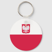 Polnische Flagge Schlüsselanhänger (Rückseite)