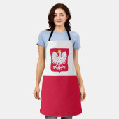 Polnische Flagge Schürze (Getragen)