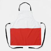 Polnische Flagge Schürze (Vorderseite)