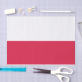 Polnische Flagge Seidenpapier (Handwerk)