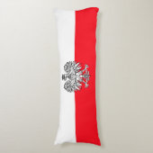 Polnische Flagge Seitenschläferkissen (Vorderseite Vertikal)