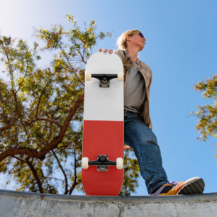 Polnische Flagge Skateboard