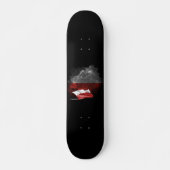 Polnische Flagge Skateboard (Vorne)