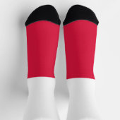 Polnische Flagge Socken (Oben)