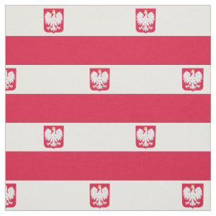 Polnische Flagge Stoff