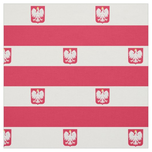 Polnische Flagge Stoff (Muster)