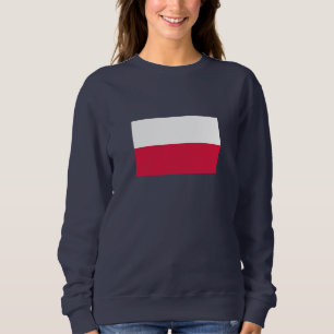 Polnische Flagge Sweatshirt