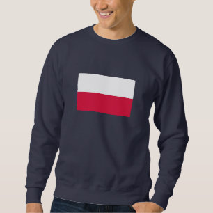 Polnische Flagge Sweatshirt